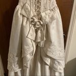 90s corset floral wedding dress Size 4 Photo 7