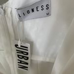 Anthropologie Lioness swiss dot white surplice maxi dress medium bridal wedding Photo 5