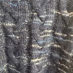 ana a new approach Womens Cable Knit‎ Mock Neck Long Sleeve Sweater Blue Large Photo 5