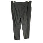 Lafayette 148 NY Irving Trouser Pants 6 Charcoal Gray Wool Stretch Quiet Luxury Photo 3