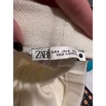 ZARA  Cream Off White Knit Shirt Midi Skirt Ruffle Matching Set Size Small Photo 8