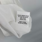 Ark & Co. NWT Womens White Sleeveless Pleated Sheer Lined Blouse Tank Top Size S Photo 6