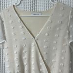 Abbeline  Dotted Swiss Ruffle Blouse Cream South Moon Under Photo 1