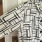 John Mark  Art to wear geo print button down Photo 10