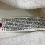 Forever 21 White oversized sleeve tie sweatshirt  size small crew neck relaxed fit Photo 5