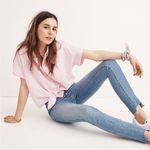 Madewell 9" High-Rise Skinny Jeans: Seamed Step-Hem Edition | Light Wash | 26 Photo 0