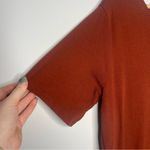 Zenana Outfitters V-neck Short Sleeve T-Shirt Dark Rust (1X) Photo 1