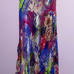 Cache Silk Prom Dress Women Size 10 Maxi Floor Length Vintage Y2K Evening Event Photo 0