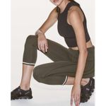 Lululemon Time To Sweat Crop *23" Dark Olive Size 8 Photo 8