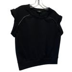 ABS Allen Schwartz Allen Schwartz ABS Denim Collection Women’s Black Cropped Top Cuff Photo 1