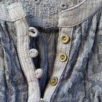 Lucky Brand  Blue Lace Peasant Top Size XS Photo 7