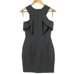 AQ/AQ AQAQ Shatter Cutout Halter Knee Length Dress Black Size 4 Photo 2