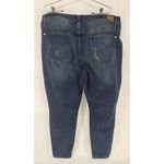 Judy Blue  Los‎ Angeles Womens 22W Dark Wash Distressed Moto Skinny Jeans Photo 2