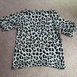 Misa Leopard Print Women's Top - Black and Gray Photo 0