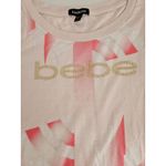 Bebe Fitted Tee Shirt With Golden Logo Size S Photo 1