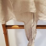 Try! This  Tan Button Down Front Knot Long Sleeve Large Photo 4