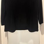 Alex Evenings Black Velour Women's Size M Jacket Satin Collar Formal 80’s Sexy Photo 6