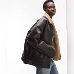 Topshop women's faux coat Photo 4