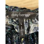 Daisy Fuentes  Paisley Print Size Large Blouse ~ Size Large Photo 5