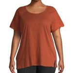 French Laundry NWT  Raglan Sleeve Crochet Trim Short Sleeve Top Size 2X Photo 0