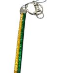Green Bay Packers Beaded Bracelet & Rhinestone Keychain Bundle – Fan Jewelry Set Photo 2
