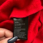 Divided Women Long Sleeve 1/4 Zipper Mock Neck Red Sweatshirt Dress Size 8 Photo 8