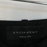 Equipment Hagan Tuxedo Satin Stripe Trousers Black Pants Photo 9