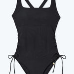 Summersalt  The Maternity Ribbed Cinched Current Swimsuit Size 2 Photo 0