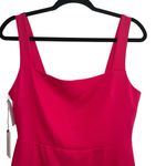 Babaton NEW NWT  Aritzia 90’s Slit Mini Dress In Eros Pink Fuchsia Photo 2