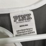 Victoria's Secret VSX Sport PINK White Black Mesh Tank Top Size Medium Photo 2