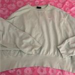 Nike  Women's Light Green Crew Neck Sweater Photo 0