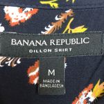 Banana Republic  Women’s Dillon Feather Floral Patterned Button-Up Dress Shirt Photo 8