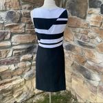 White House | Black Market WHBM Black & White Sheath Sleeveless dress Photo 10