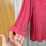 Sigrid Olsen  Women's Pink Button-Up Linen Shirt Size XL Photo 3