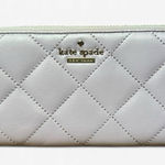 Kate Spade Carey Smooth Quilted Leather Bifold Wallet - Purple Photo 0