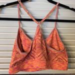 PINK - Victoria's Secret Pink! LG Neon Orange pink razor back sports bra Photo 1