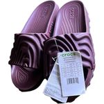 Crocs Women's Textured Plum Salehebembury Xthepollexslide Mule Sz7M/W9 Photo 0