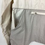 Thread & Supply Quarter Zip Windbreaker Size Medium Gray Photo 3