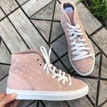 Boemos Woven Pink Powder Suede Sneakers Size 8 Photo 0