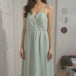 Azazie  Light Gray Fabric Photo 0