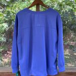 Mondetta Women's Blue "Peace Love Sharks" Sweatshirt Size XL. NEW Photo 1