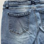 FOR THE REPUBLIC  Women’s Light Denim Jeans 12/30 Slit Distressed Skinny Stretch Photo 8