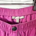 Woman Within Plus Size 36T Cropped Pants Capri Hot Pink Cotton Elastic 1472 Photo 6