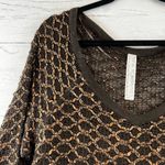 Free People  New Romantics Loose Knit Dress Size M Photo 9