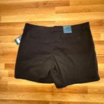JAG Jeans Chino Shorts Women's 22W Black‎ Plus Size Stretch Mid Rise NWT Black Photo 2