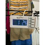 Sandpiper Mid Rise Capri Womens 22 Super Stretch Snap Hem Medium Wash Pocket NWT Blue Size undefined Photo 13