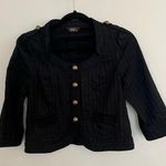 Veeko Crop Jacket with bold buttons and cute lace trim pockets. EUR Size 38 Photo 0