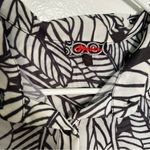 MIA Popover Shirt Dress White Gray Floral Photo 8