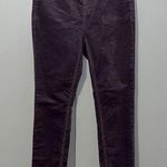 Loft Ann Taylor High Rise Skinny Velvet Jeans Pants Size 25 0 Lilac Purple NWT Photo 0