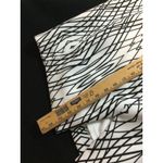 Marisa Kenson Collection White Black Geometric Sleeveless Dress XS Photo 5